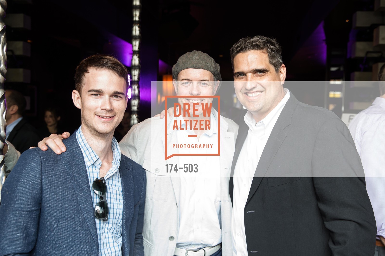 Michael Sharkey, Geoff Callan, Peter Stern, NFL CELEBRITY Bartending Event, US. US, April 7th, 2014,Drew Altizer, Drew Altizer Photography, full-service agency, private events, San Francisco photographer, photographer california