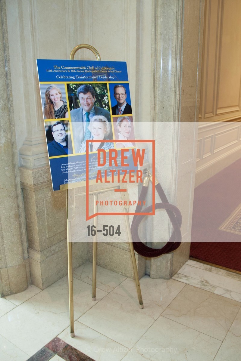 Atmosphere, COMMONWEALTH CLUB'S Annual Distinguished Citizen Award Dinner, US. US, April 8th, 2014