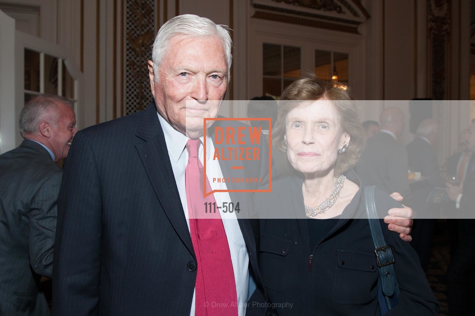 Pitch Johnson, Cathie Johnson, COMMONWEALTH CLUB'S Annual Distinguished Citizen Award Dinner, US. US, . US, Photo #111-504 Pitch Johnson, Cathie Johnson, Photo #111-504