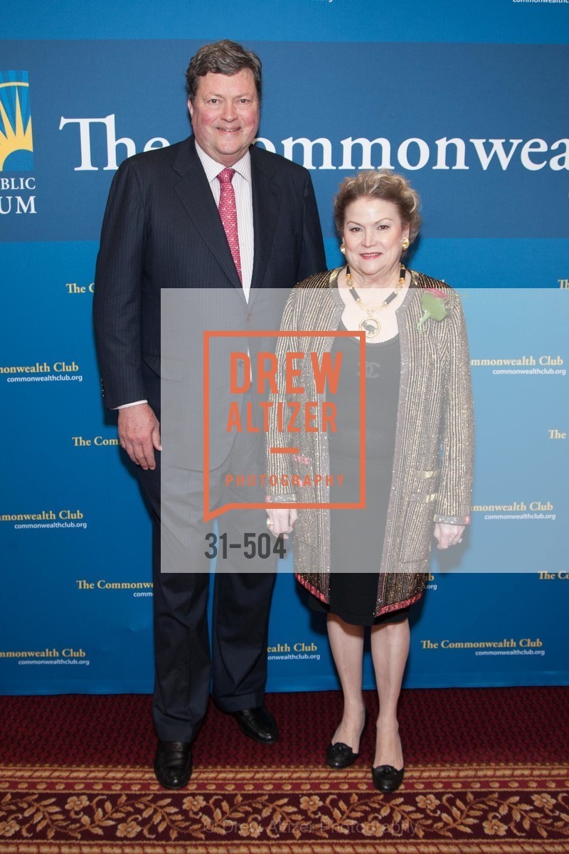 John Gunn, Cynthia Gunn, COMMONWEALTH CLUB'S Annual Distinguished Citizen Award Dinner, US. US, April 8th, 2014,Drew Altizer, Drew Altizer Photography, full-service agency, private events, San Francisco photographer, photographer california