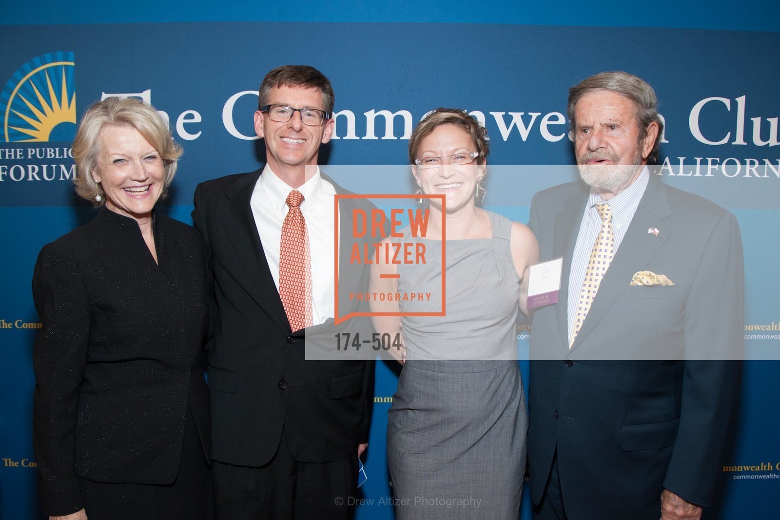Judy Koch, Mike Knych, Jen Ratay, Tad Taube, COMMONWEALTH CLUB'S Annual Distinguished Citizen Award Dinner, US. US, April 8th, 2014,Drew Altizer, Drew Altizer Photography, full-service event agency, private events, San Francisco photographer, photographer California