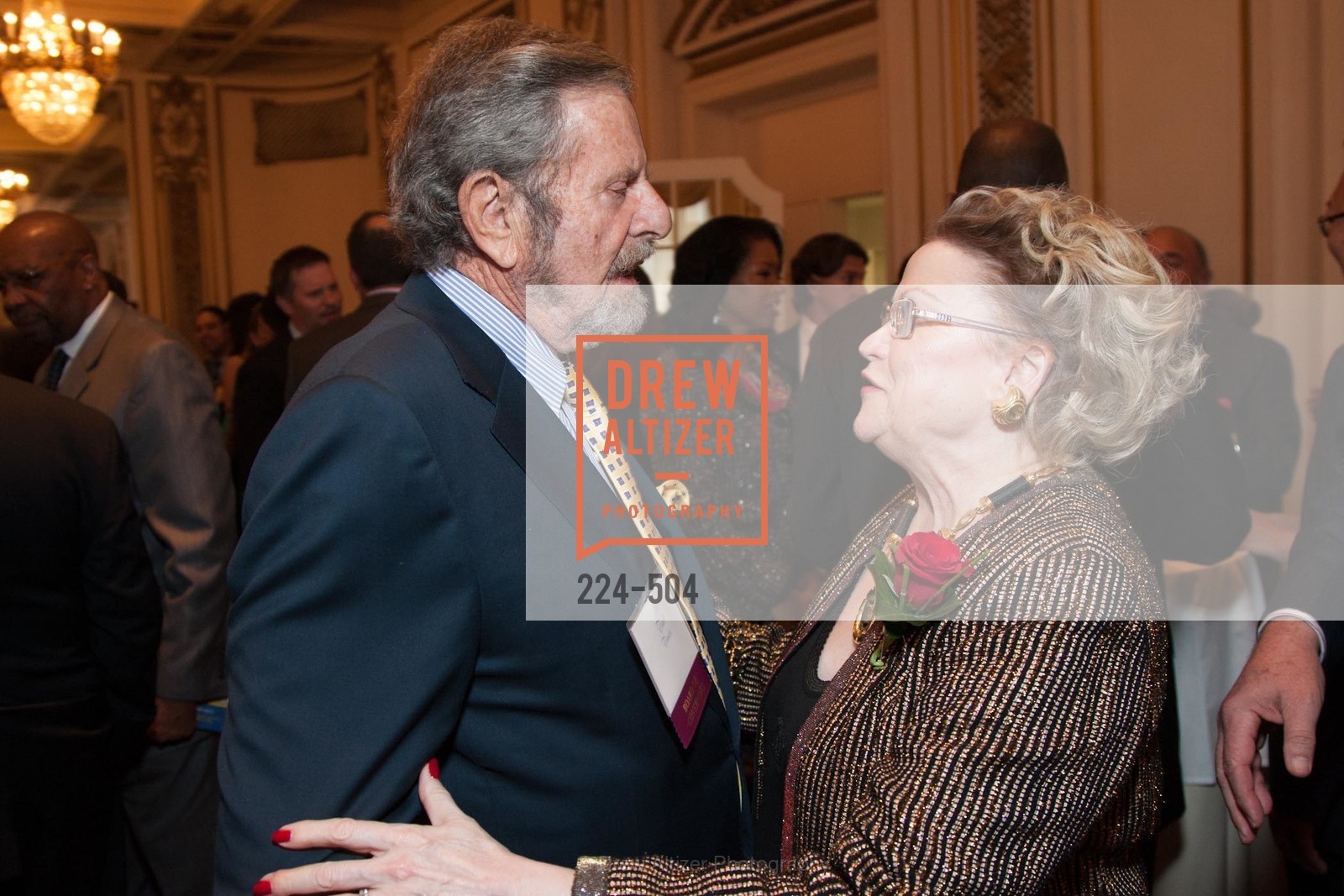Tad Taube, Cynthia Gunn, COMMONWEALTH CLUB'S Annual Distinguished Citizen Award Dinner, US. US, April 8th, 2014,Drew Altizer, Drew Altizer Photography, full-service agency, private events, San Francisco photographer, photographer california