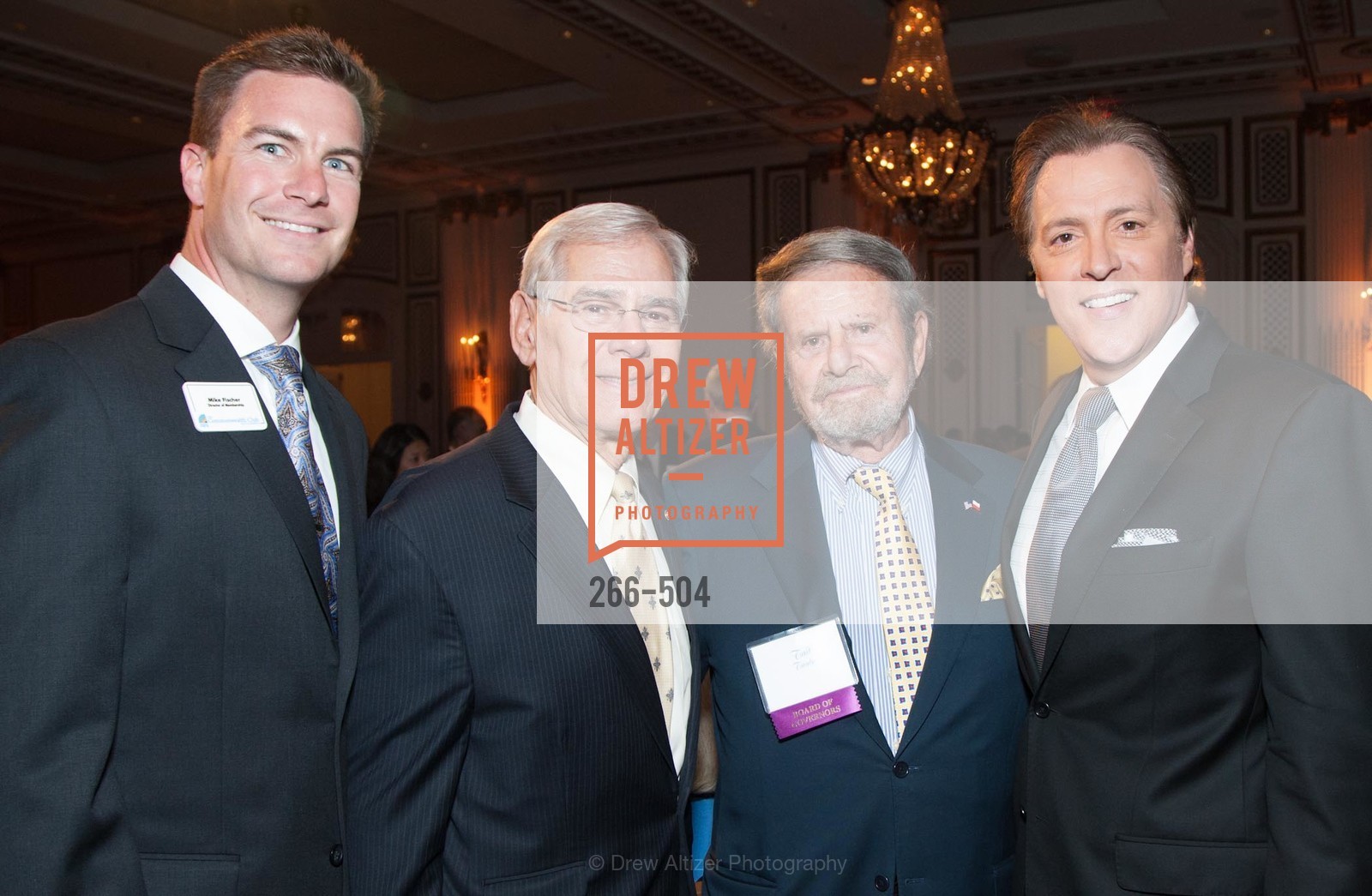 Mike Fischer, Rod Diridon, Tad Taube, Dan Ashley, COMMONWEALTH CLUB'S Annual Distinguished Citizen Award Dinner, US. US, April 8th, 2014,Drew Altizer, Drew Altizer Photography, full-service agency, private events, San Francisco photographer, photographer california
