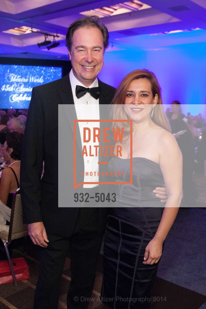 Steve Lohr, Faranak Shahroozi, THEATREWORKS 45th Anniversary Celebration, US, November 9th, 2014, Photo #932-5043 Steve Lohr, Faranak Shahroozi, Photo #932-5043