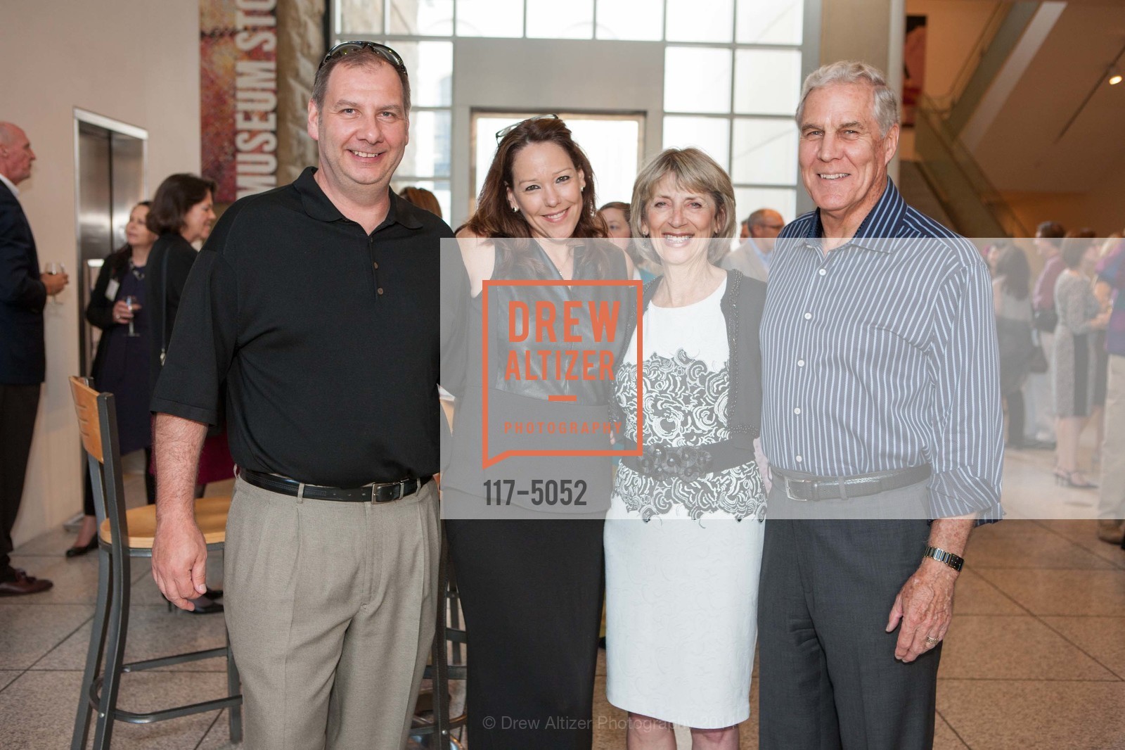 Thomas O'Brien, Kathleen Callen, Toby Fernald, Barry Fernald, San Jose Museum Of Art Presents The Summer VIP Opening, US, June 3rd, 2014, Photo #117-5052 Thomas O'Brien, Kathleen Callen, Toby Fernald, Barry Fernald, Photo #117-5052