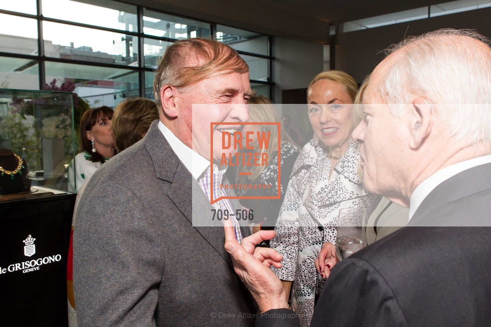 Dick Kramlich, Adria Bini, Gary Shansby, 140408-grisogono-final, US. US, April 9th, 2014,Drew Altizer, Drew Altizer Photography, full-service agency, private events, San Francisco photographer, photographer california