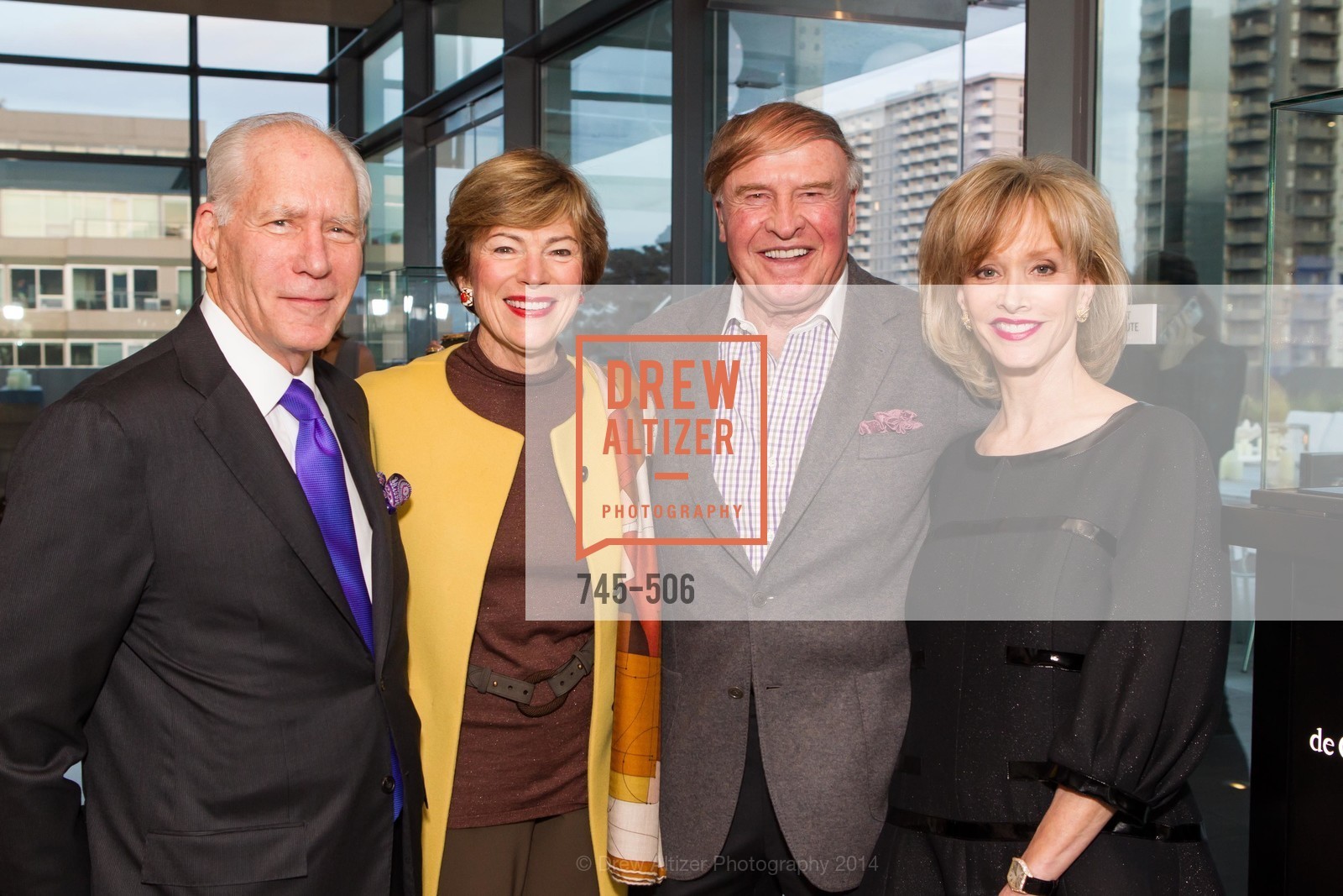 Gary Shansby, Pam Kramlich, Dick Kramlich, OJ Shansby, 140408-grisogono-final, US. US, April 9th, 2014,Drew Altizer, Drew Altizer Photography, full-service agency, private events, San Francisco photographer, photographer california
