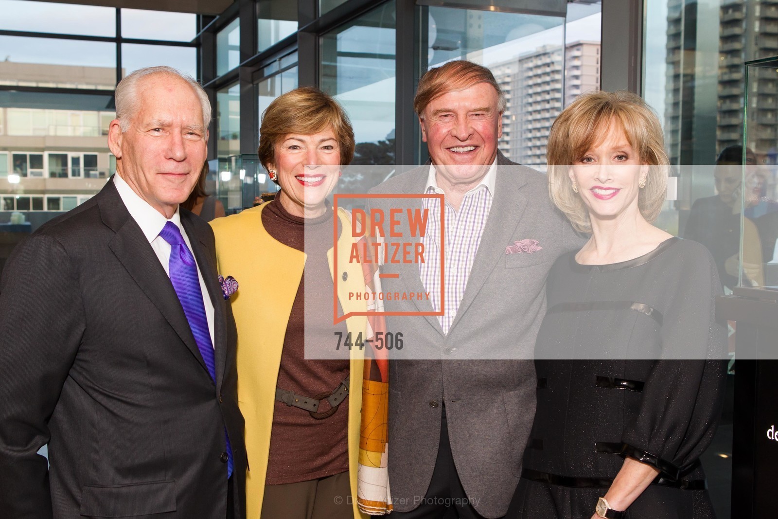 Gary Shansby, Pam Kramlich, Dick Kramlich, OJ Shansby, 140408-grisogono-final, US. US, April 9th, 2014,Drew Altizer, Drew Altizer Photography, full-service agency, private events, San Francisco photographer, photographer california