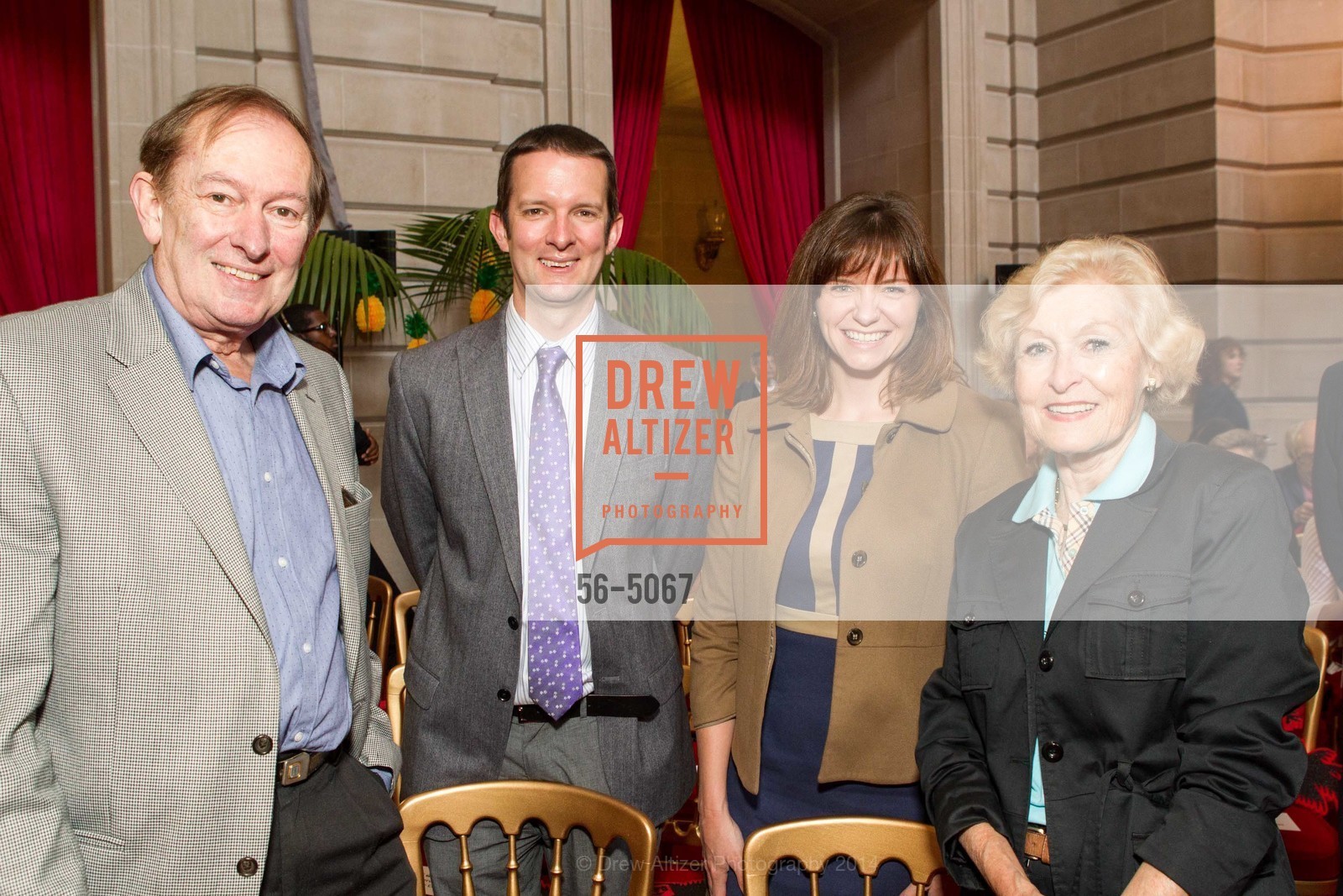 Paul Voisin, Michael Robbins, Katherine Robbins, Eva Voisin, San Francisco Salutes 40 Years Of Stephen Silver's BEACH BLANKET BABYLON, US, June 6th, 2014, Photo #56-5067 Paul Voisin, Michael Robbins, Katherine Robbins, Eva Voisin, Photo #56-5067