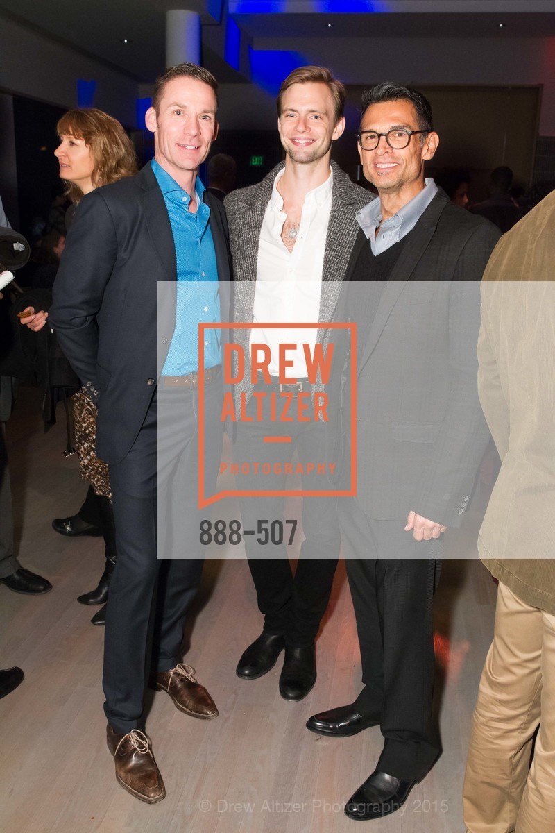 Andres Weidler, Brett Conway, Jesse Garcia, Cancer Prevention Institute of California Presents DanceFAR, YBCA Theatre and Forum. YBCA Theatre and Forum, . 701 Mission Street, November 10th, 2015, Photo #888-507 Andres Weidler, Brett Conway, Jesse Garcia, Photo #888-507