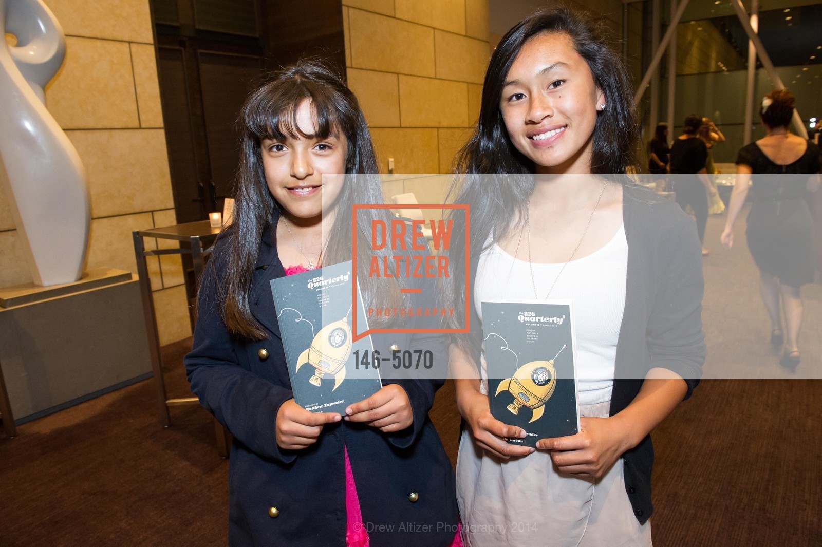Camilla Mora, Millen Arradaza, 826 VALENCIA Presents the Bookeaters' Bash, US, May 10th, 2014, Photo #146-5070 Camilla Mora, Millen Arradaza, Photo #146-5070