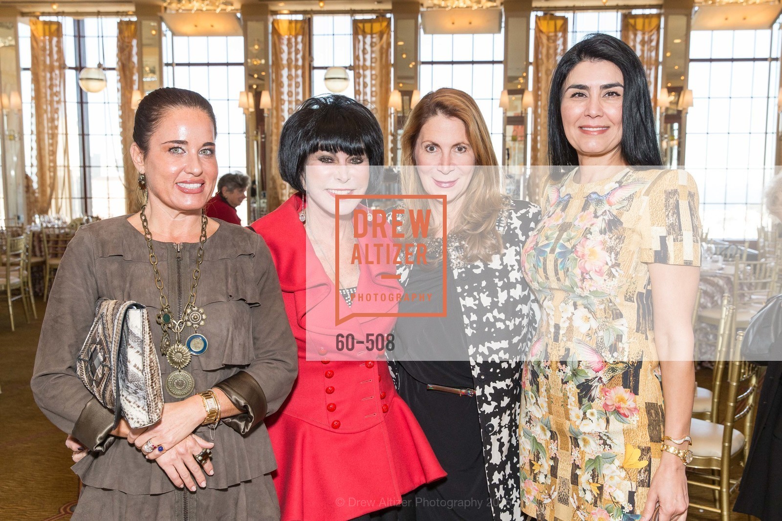 Natalia Urrutia, Marilyn Cabak, Patricia Ferrin Loucks, Afsaneh Akhtari, San Francisco Opera Guild Annual Meeting & Luncheon, The Westin St. Francis Union Square. The Westin St. Francis Union Square, . 335 Powell St, November 10th, 2015, Photo #60-508 Natalia Urrutia, Marilyn Cabak, Patricia Ferrin Loucks, Afsaneh Akhtari, Photo #60-508