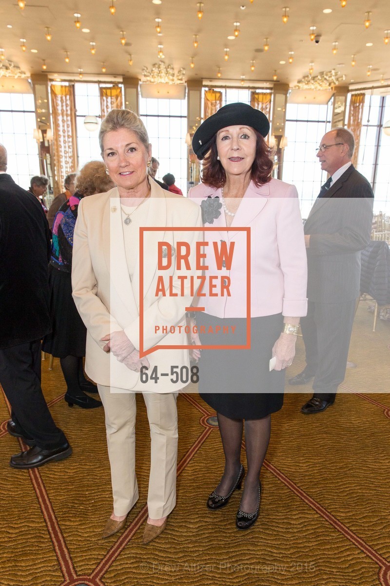Laurie Chase, Valerie Huff, San Francisco Opera Guild Annual Meeting & Luncheon, The Westin St. Francis Union Square. The Westin St. Francis Union Square, . 335 Powell St, November 10th, 2015, Photo #64-508 Laurie Chase, Valerie Huff, Photo #64-508