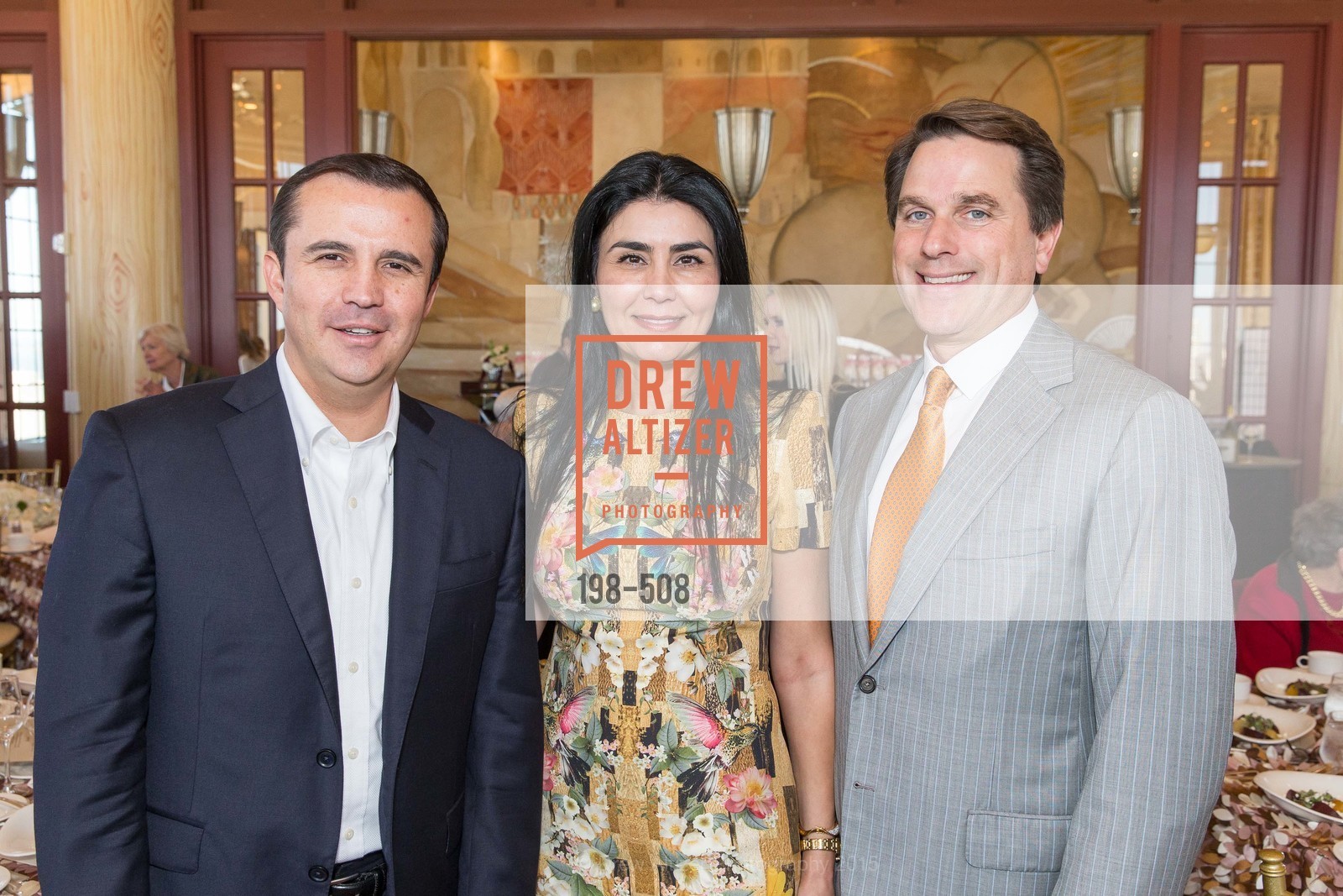 Jorge Jaramillo, Afsaneh Akhtari, Gregory Malin, San Francisco Opera Guild Annual Meeting & Luncheon, The Westin St. Francis Union Square. The Westin St. Francis Union Square, . 335 Powell St, November 10th, 2015, Photo #198-508 Jorge Jaramillo, Afsaneh Akhtari, Gregory Malin, Photo #198-508