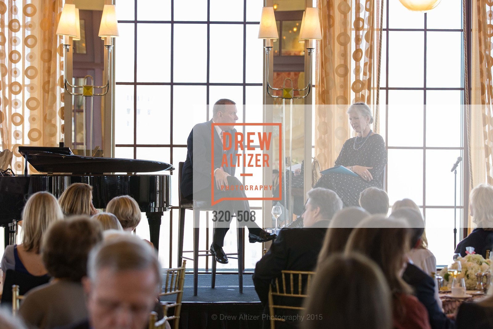 David Gockley, Leah Garchik, San Francisco Opera Guild Annual Meeting & Luncheon, The Westin St. Francis Union Square. 335 Powell St, November 10th, 2015,Drew Altizer, Drew Altizer Photography, full-service agency, private events, San Francisco photographer, photographer california