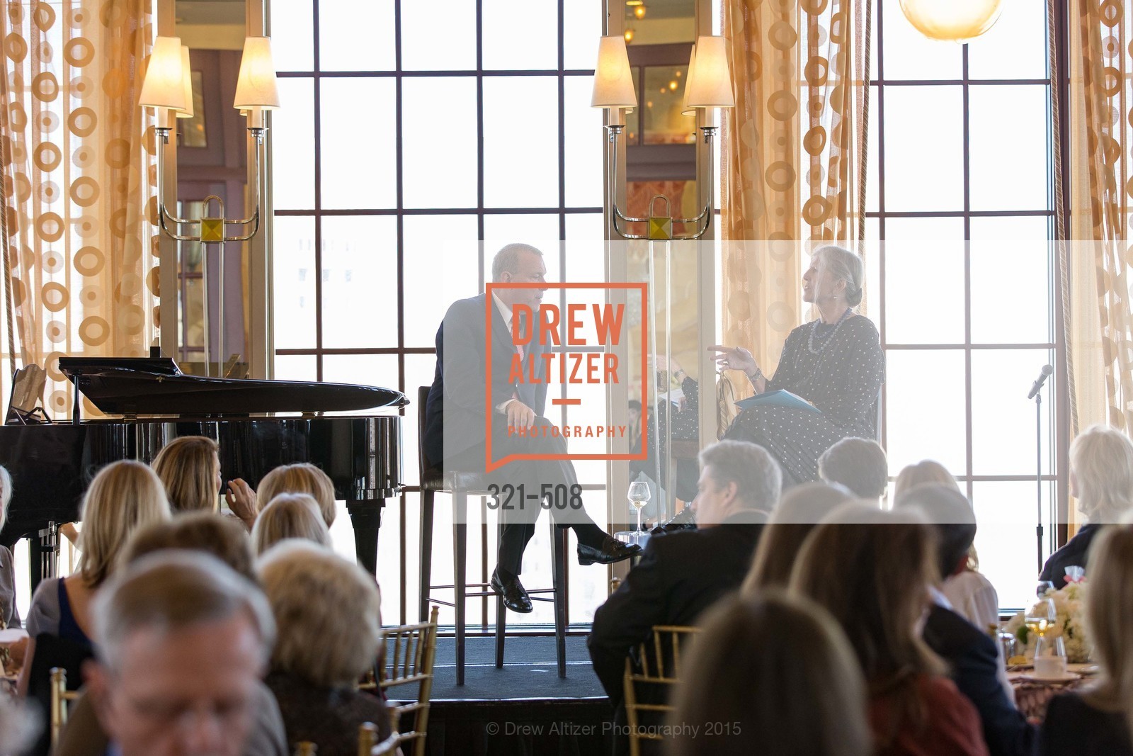 David Gockley, Leah Garchik, San Francisco Opera Guild Annual Meeting & Luncheon, The Westin St. Francis Union Square. 335 Powell St, November 10th, 2015,Drew Altizer, Drew Altizer Photography, full-service agency, private events, San Francisco photographer, photographer california