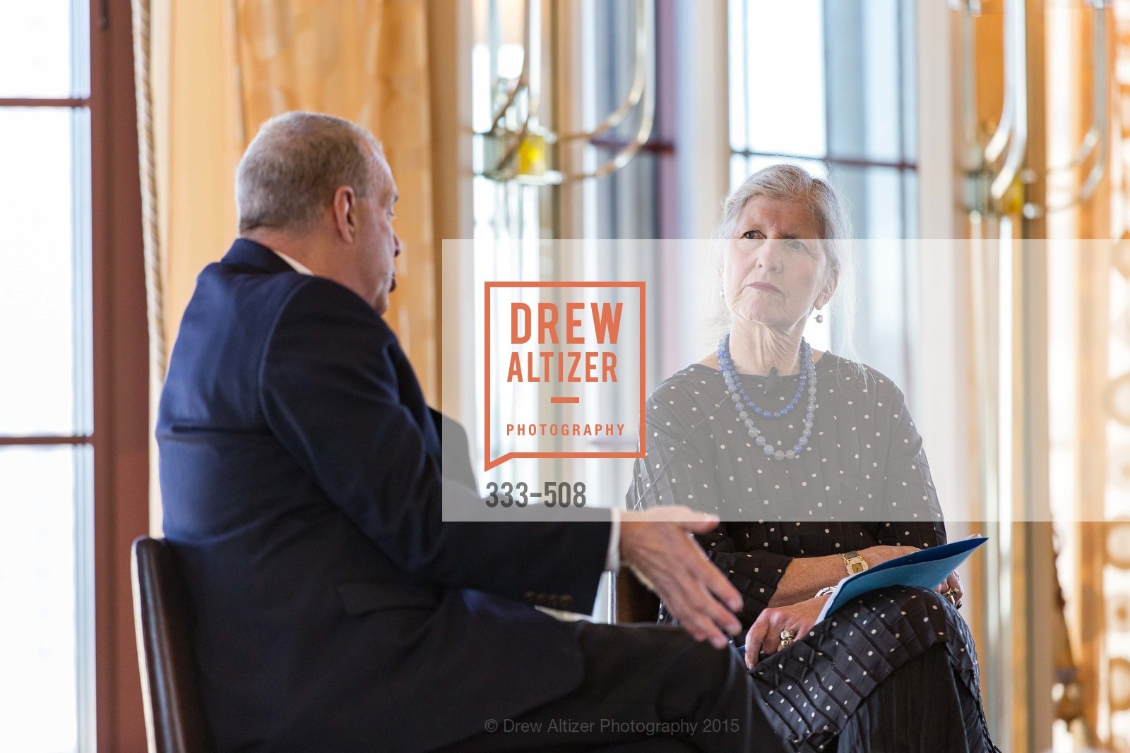 David Gockley, Leah Garchik, San Francisco Opera Guild Annual Meeting & Luncheon, The Westin St. Francis Union Square. 335 Powell St, November 10th, 2015,Drew Altizer, Drew Altizer Photography, full-service agency, private events, San Francisco photographer, photographer california