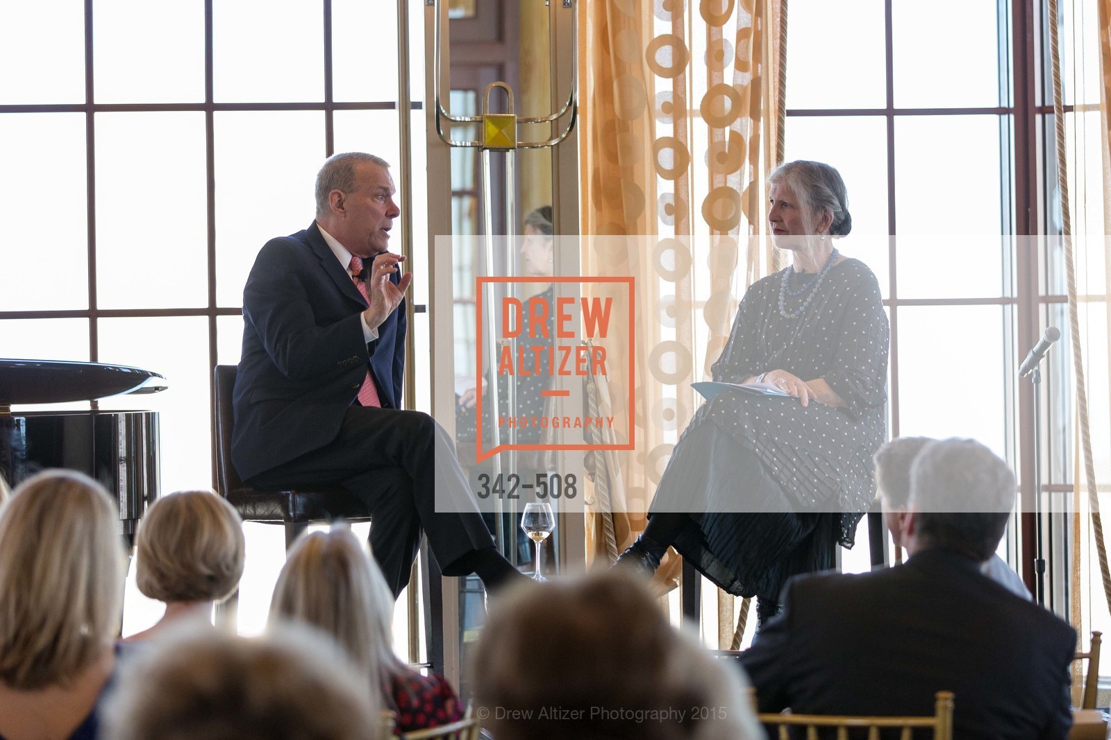 David Gockley, Leah Garchik, San Francisco Opera Guild Annual Meeting & Luncheon, The Westin St. Francis Union Square. 335 Powell St, November 10th, 2015,Drew Altizer, Drew Altizer Photography, full-service agency, private events, San Francisco photographer, photographer california