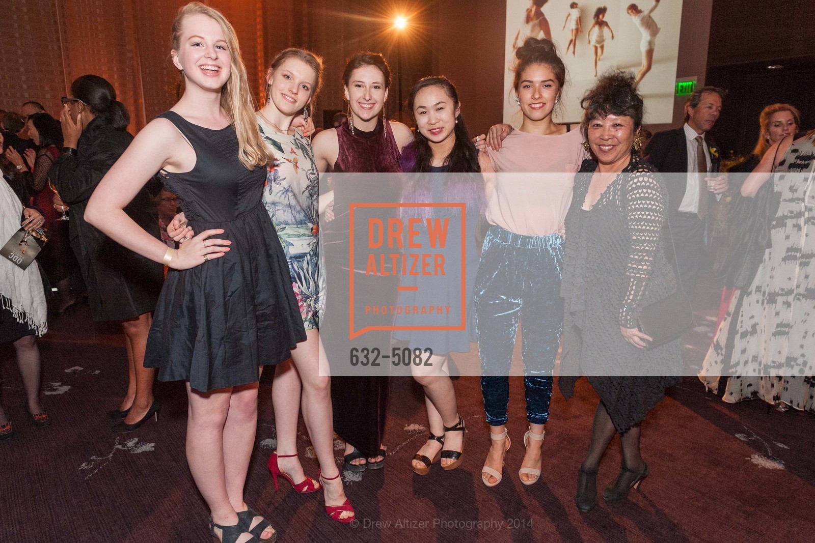 Eleanor James, Rosie Lee, Alissa Scott, Mia Chong, Nina Guevara, Kimi Okada, ODC Presents Dance Downtown Opening Night Gala, US, March 20th, 2014, Photo #632-5082 Eleanor James, Rosie Lee, Alissa Scott, Mia Chong, Nina Guevara, Kimi Okada, Photo #632-5082