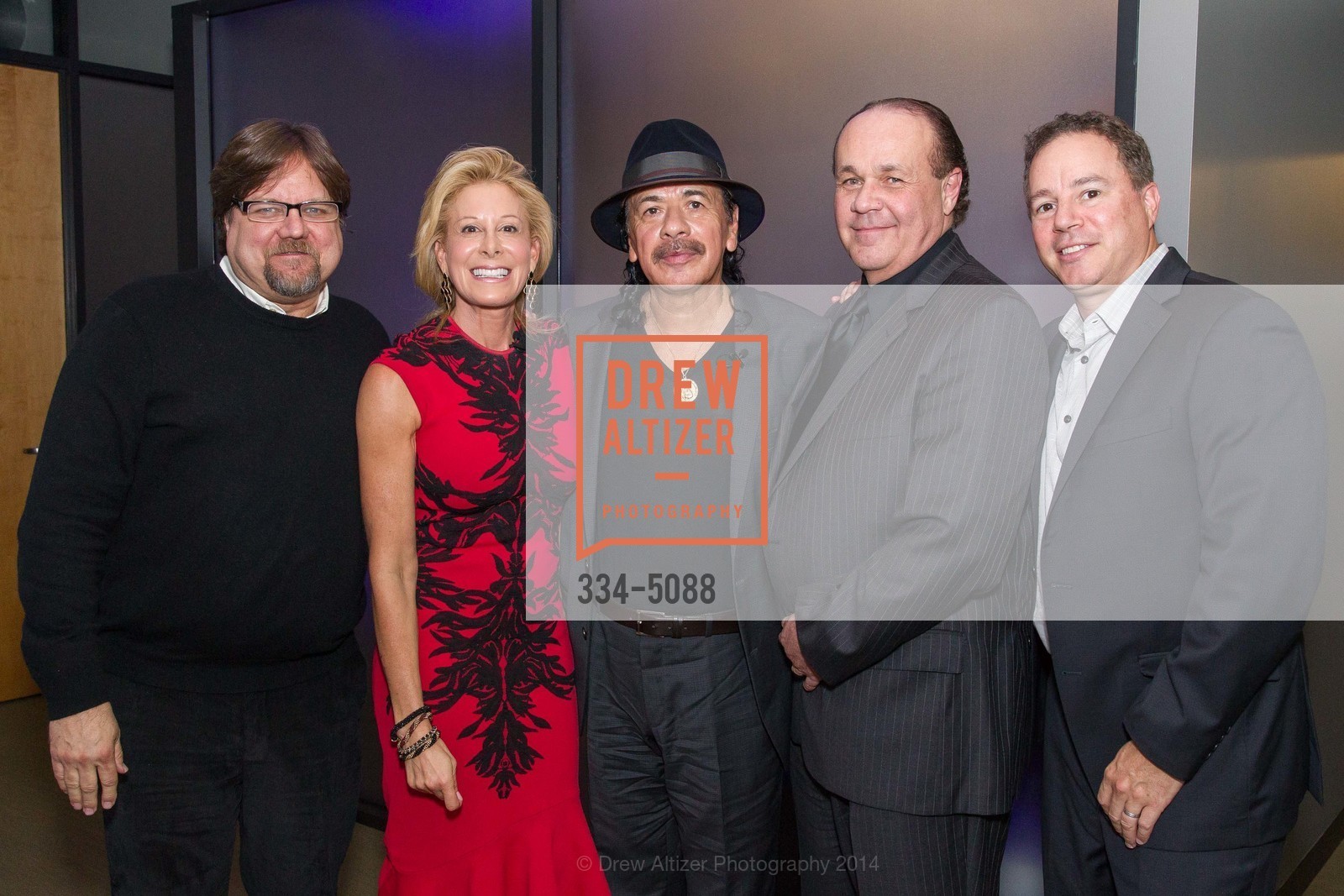 Michael Jensen, Jillian Manus, Carlos Santana, Adam Fells, CARLOS SANTANA Book Signing, US, December 6th, 2014, Photo #334-5088 Michael Jensen, Jillian Manus, Carlos Santana, Adam Fells, Photo #334-5088