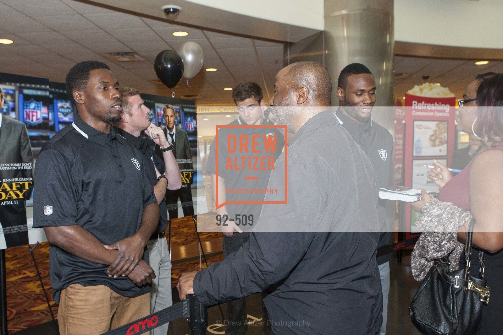Chimdi Chekwa, SUMMIT ENTERTAINMENT Presents a Special Screening of DRAFT DAY with the Oakland Raiders, US. AMC 16 Shellmound, Emeryville, Ca, April 9th, 2014,Drew Altizer, Drew Altizer Photography, full-service event agency, private events, San Francisco photographer, photographer California