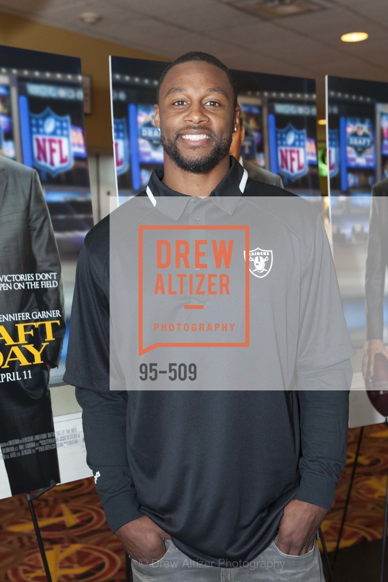 Latavius Murray, SUMMIT ENTERTAINMENT Presents a Special Screening of DRAFT DAY with the Oakland Raiders, US. AMC 16 Shellmound, Emeryville, Ca, April 9th, 2014,Drew Altizer, Drew Altizer Photography, full-service agency, private events, San Francisco photographer, photographer california