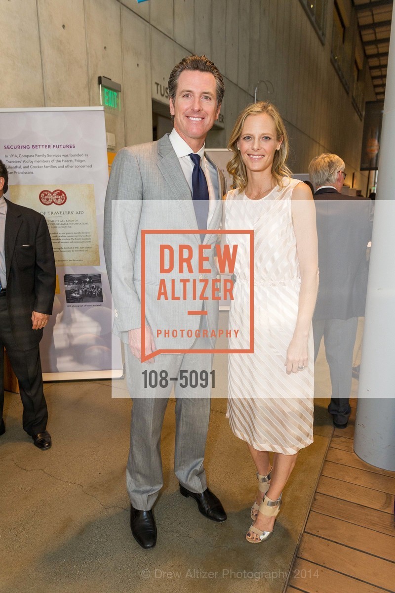 Gavin Newsom, Katie Traina, COMPASS FAMILY SERVICES Centenial Gala, US, May 13th, 2014, Photo #108-5091 Gavin Newsom, Katie Traina, Photo #108-5091