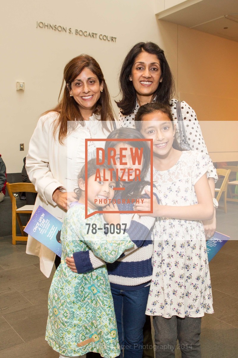 Lisa Hayashi, Ranjini Malavalli, Alisha Patel, Mia Hayashi, Anya Patel, ASIAN ART MUSEUM Presents "Once Upon A Time When There Were YOGIS, MARSHALS, and MASTERS", US, April 25th, 2014, Photo #78-5097 Lisa Hayashi, Ranjini Malavalli, Alisha Patel, Mia Hayashi, Anya Patel, Photo #78-5097