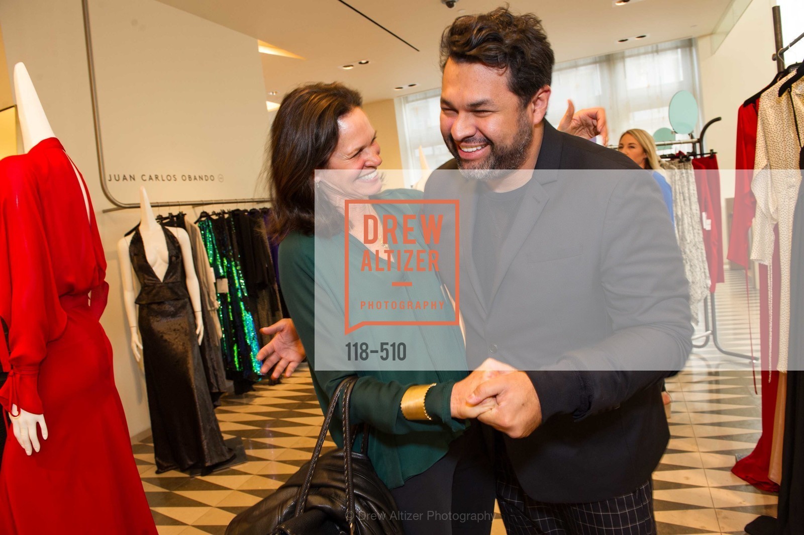 Randi Fisher, JC Obando, BARNEY'S NEW YORK, Irene Neuwirth, JC Obando, Troy Surratt and THE TIPPING POINT COMMUNITY Chair Committe Host a Cocktail Party, US. US, . US, Photo #118-510 Randi Fisher, JC Obando, Photo #118-510