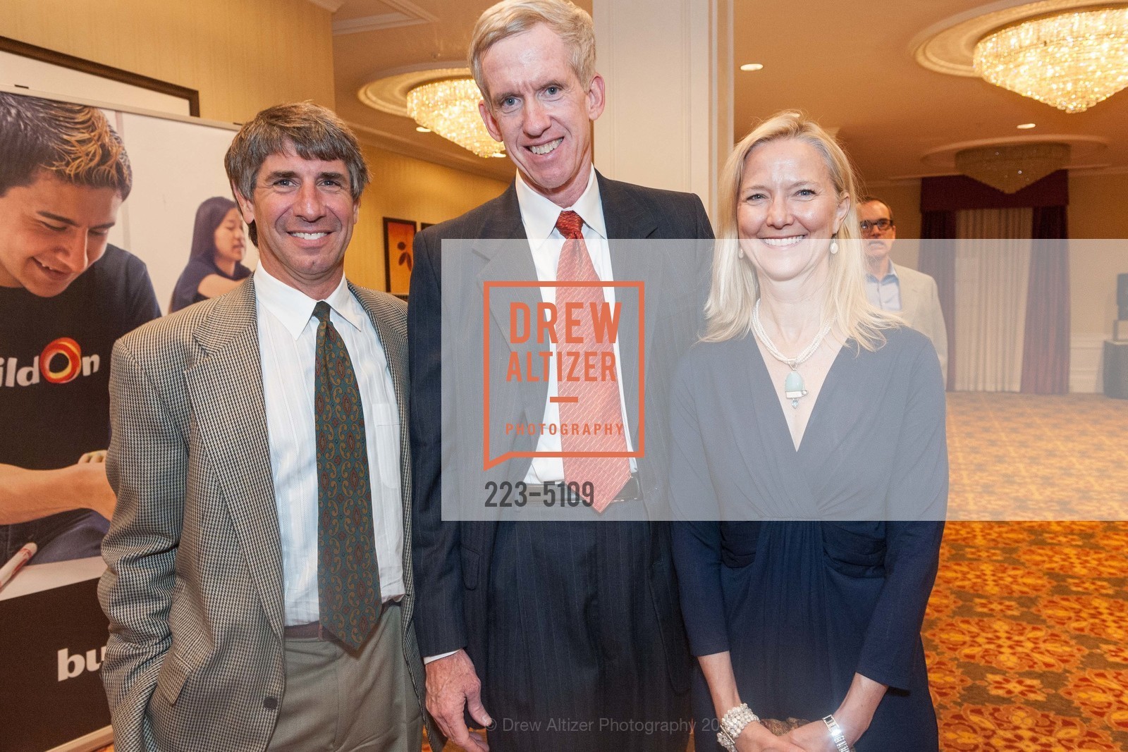 Ken Meislin, Al O'Connor, Anne Studebaker, buildOn BAY AREA DINNER, US, June 6th, 2014, Photo #223-5109 Ken Meislin, Al O'Connor, Anne Studebaker, Photo #223-5109