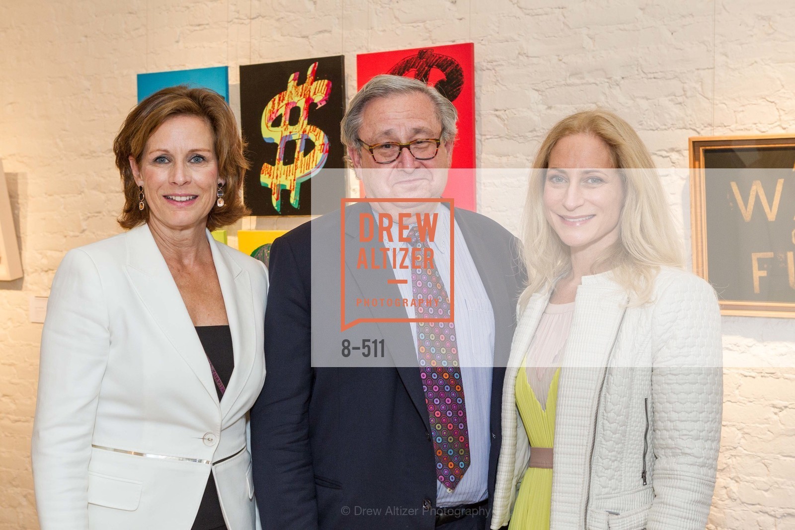 Melissa Draper, Steven Lavine, Joni Binder, CHRISTIE'S Preview to Benefit CalArts School of Art, US. Hedge Gallery 501 Pacific Avenue, April 9th, 2014,Drew Altizer, Drew Altizer Photography, full-service agency, private events, San Francisco photographer, photographer california