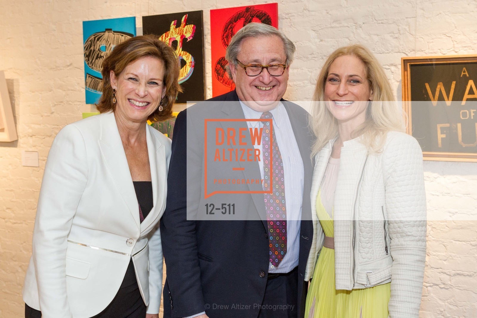 Melissa Draper, Steven Lavine, Joni Binder, CHRISTIE'S Preview to Benefit CalArts School of Art, US. Hedge Gallery 501 Pacific Avenue, April 9th, 2014,Drew Altizer, Drew Altizer Photography, full-service agency, private events, San Francisco photographer, photographer california