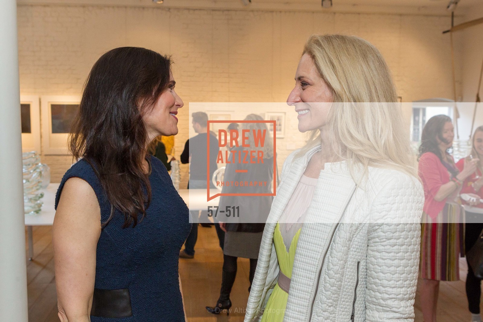 Jamie Lunder, Joni Binder, CHRISTIE'S Preview to Benefit CalArts School of Art, US. Hedge Gallery 501 Pacific Avenue, April 9th, 2014,Drew Altizer, Drew Altizer Photography, full-service agency, private events, San Francisco photographer, photographer california