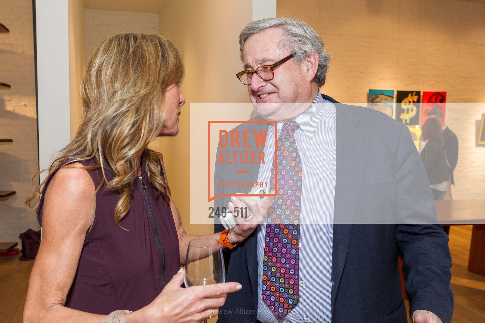 Ramelle Sholl, Steven Lavine, CHRISTIE'S Preview to Benefit CalArts School of Art, US. Hedge Gallery 501 Pacific Avenue, April 9th, 2014,Drew Altizer, Drew Altizer Photography, full-service agency, private events, San Francisco photographer, photographer california