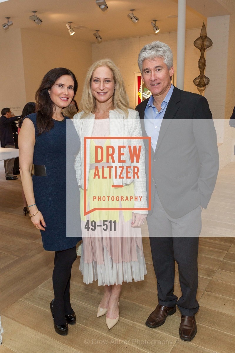 Jamie Lunder, Joni Binder, Marc Lunder, CHRISTIE'S Preview to Benefit CalArts School of Art, US. Hedge Gallery 501 Pacific Avenue, April 9th, 2014,Drew Altizer, Drew Altizer Photography, full-service agency, private events, San Francisco photographer, photographer california