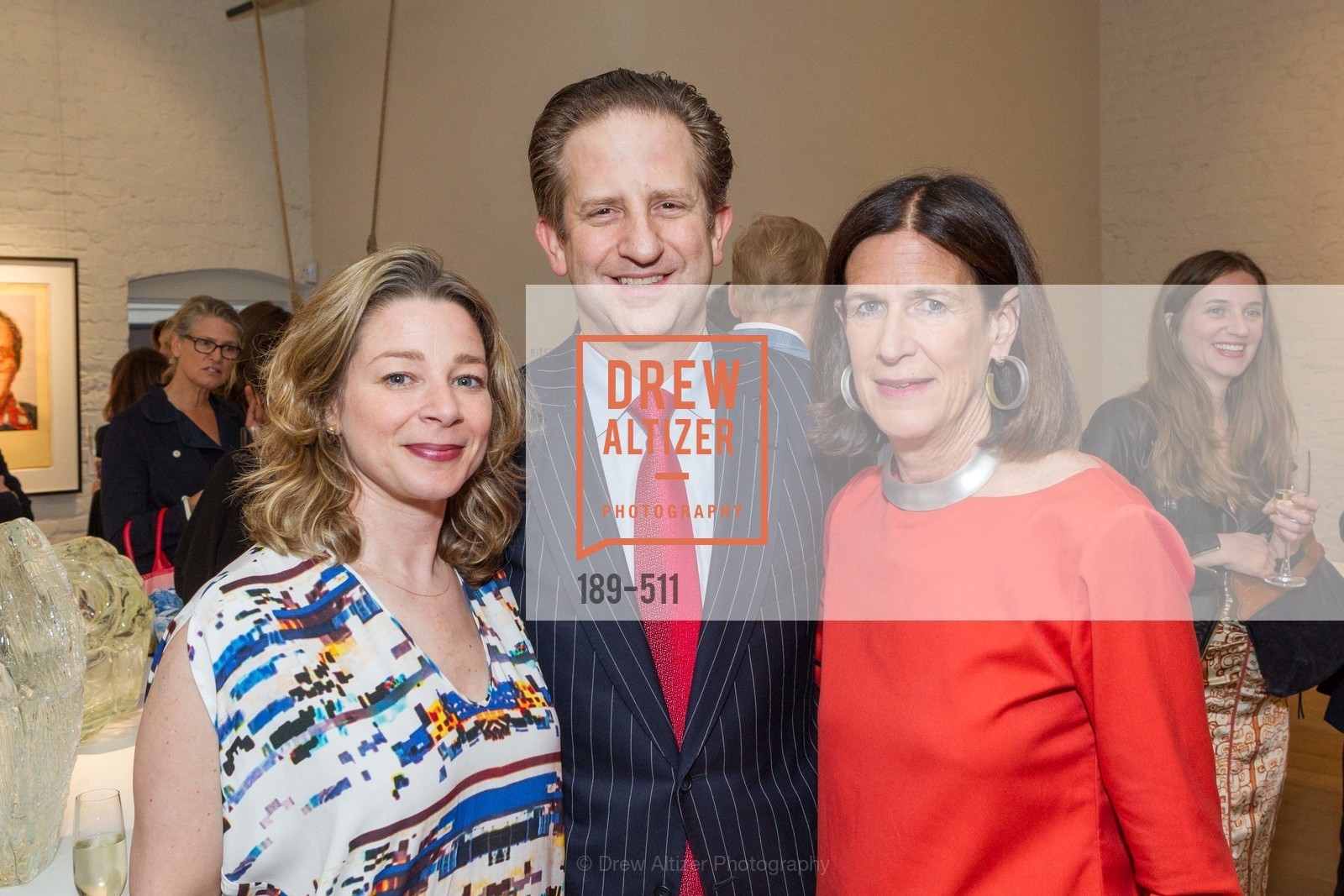 Melissa Emergui, Robert Shwarts, Ellanor Notides, CHRISTIE'S Preview to Benefit CalArts School of Art, US. Hedge Gallery 501 Pacific Avenue, Photo #189-511 Melissa Emergui, Robert Shwarts, Ellanor Notides, Photo #189-511
