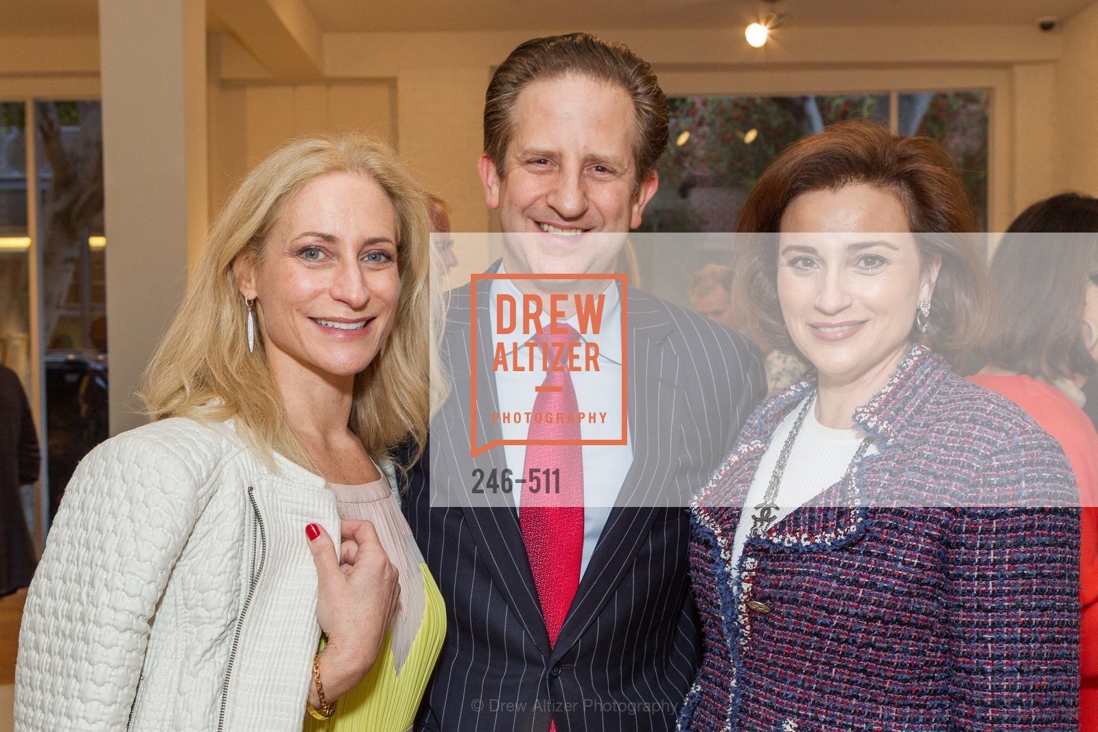 Joni Binder, Robert Shwarts, Dolly Chammas, CHRISTIE'S Preview to Benefit CalArts School of Art, US. Hedge Gallery 501 Pacific Avenue, April 9th, 2014,Drew Altizer, Drew Altizer Photography, full-service agency, private events, San Francisco photographer, photographer california