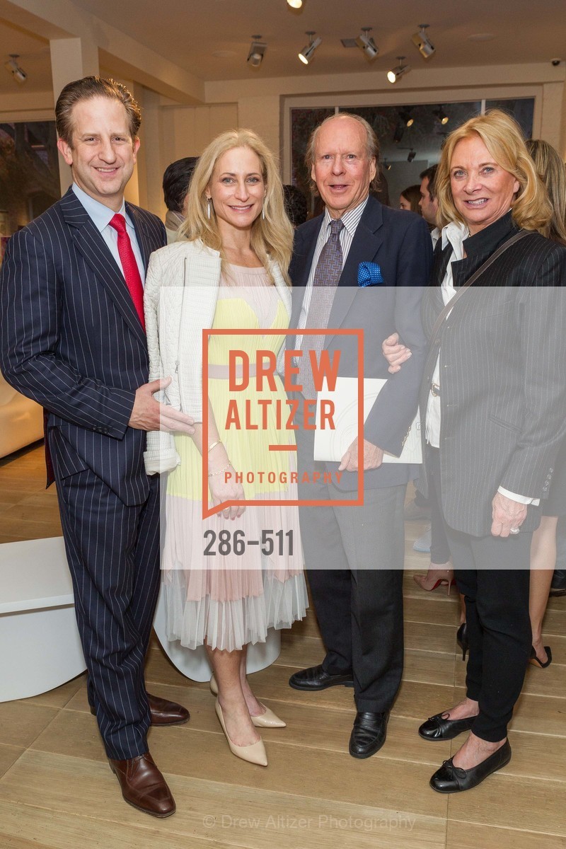 Robert Shwarts, Joni Binder, Austin Hills, Sara Hills, CHRISTIE'S Preview to Benefit CalArts School of Art, US. Hedge Gallery 501 Pacific Avenue, April 9th, 2014,Drew Altizer, Drew Altizer Photography, full-service agency, private events, San Francisco photographer, photographer california