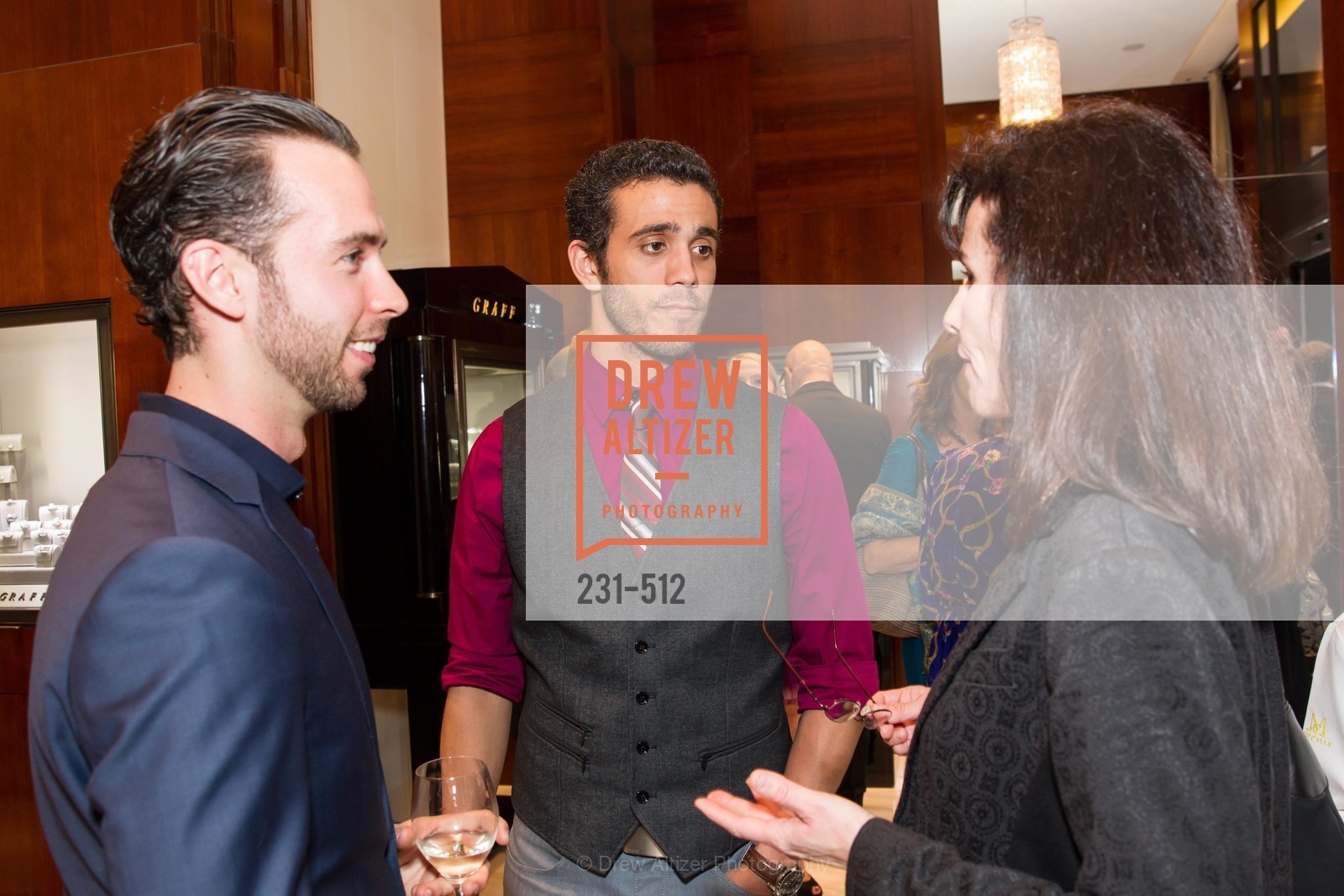 Ben Needham-Wood, Eduardo Permuy, Celia Fushille, GRAFF Celebrates SMUIN BALLET, US. 237 Post Street SF, April 9th, 2014,Drew Altizer, Drew Altizer Photography, full-service agency, private events, San Francisco photographer, photographer california