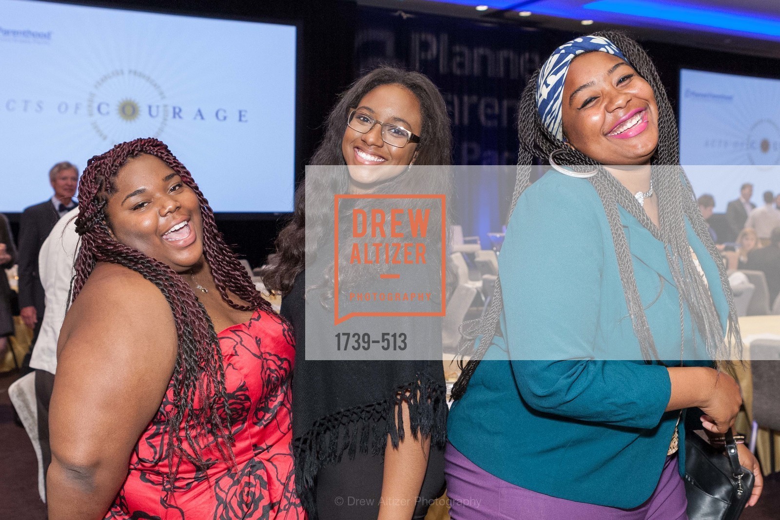 Tassiana Williams, Marje Kilpatrick, Nyabingha Vianni McDowell, PLANNED PARENTHOOD SHASTA PACIFIC Presents Acts of Courage, US. US, April 10th, 2014,Drew Altizer, Drew Altizer Photography, full-service agency, private events, San Francisco photographer, photographer california