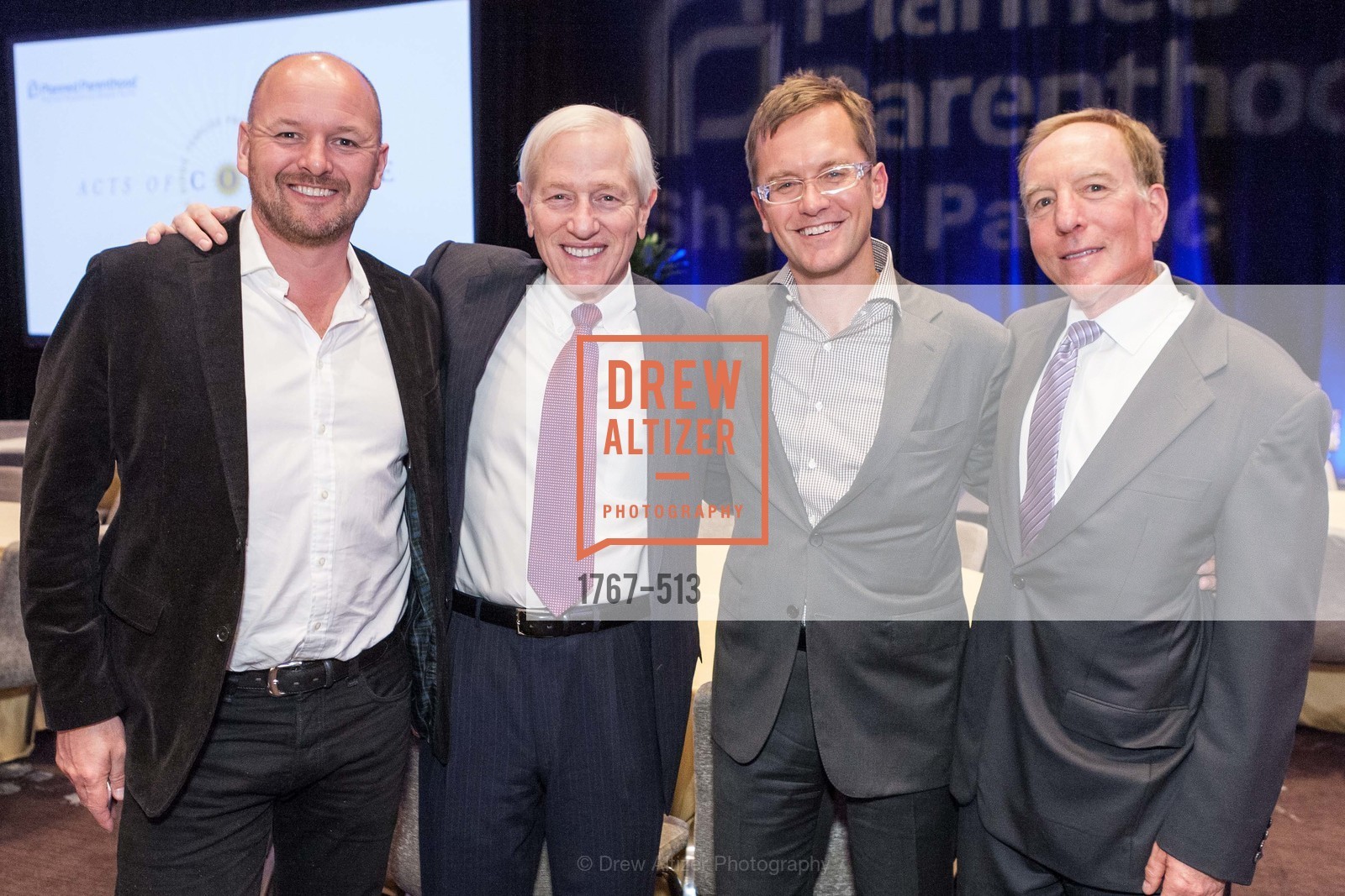 Duncan Logan, Dick Wollack, Karl Knight, Ken Brown, PLANNED PARENTHOOD SHASTA PACIFIC Presents Acts of Courage, US. US, April 10th, 2014,Drew Altizer, Drew Altizer Photography, full-service agency, private events, San Francisco photographer, photographer california
