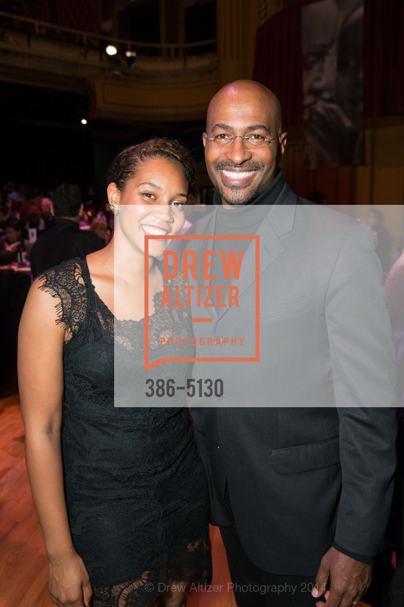 Chinaka Hodge, Van Jones, GLIDE Annual Holiday Jam: Legends Live, US, December 5th, 2014, Photo #386-5130 Chinaka Hodge, Van Jones, Photo #386-5130