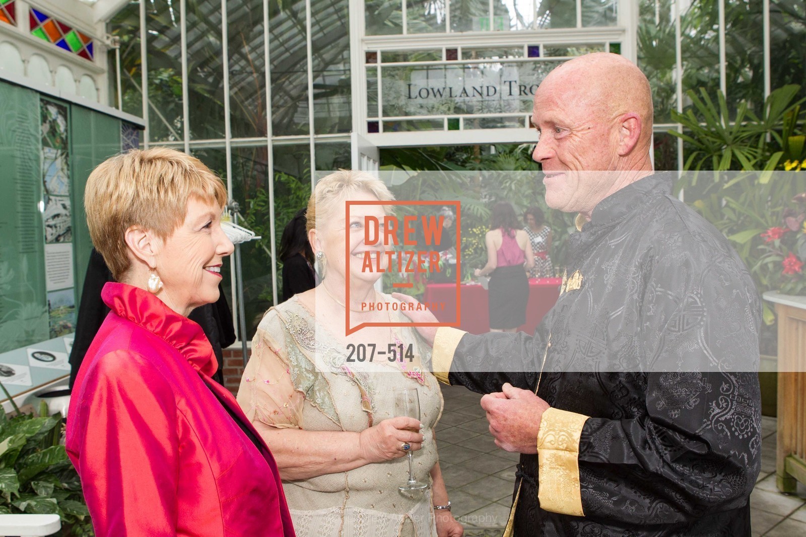 Martha Woollomes, Betty Packard, Steven Brown, SF Conservatory of Flowers - CHOMP They came from the swamp, US. US, April 10th, 2014,Drew Altizer, Drew Altizer Photography, full-service agency, private events, San Francisco photographer, photographer california