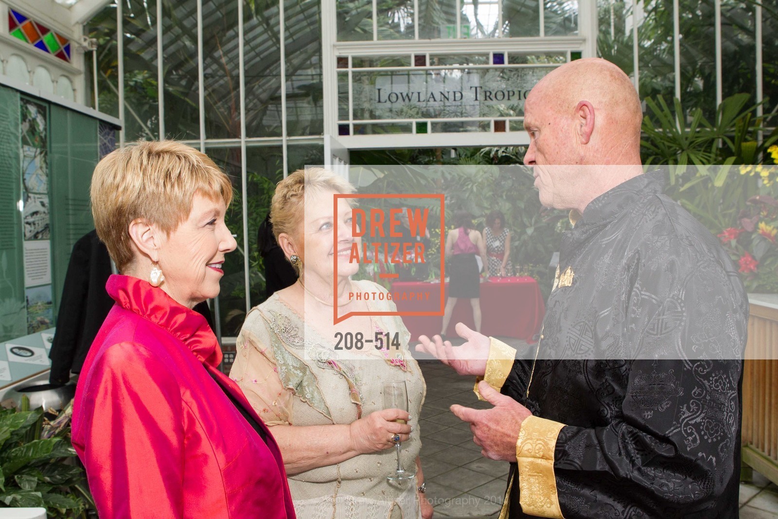 Martha Woollomes, Betty Packard, Steven Brown, SF Conservatory of Flowers - CHOMP They came from the swamp, US. US, April 10th, 2014,Drew Altizer, Drew Altizer Photography, full-service agency, private events, San Francisco photographer, photographer california