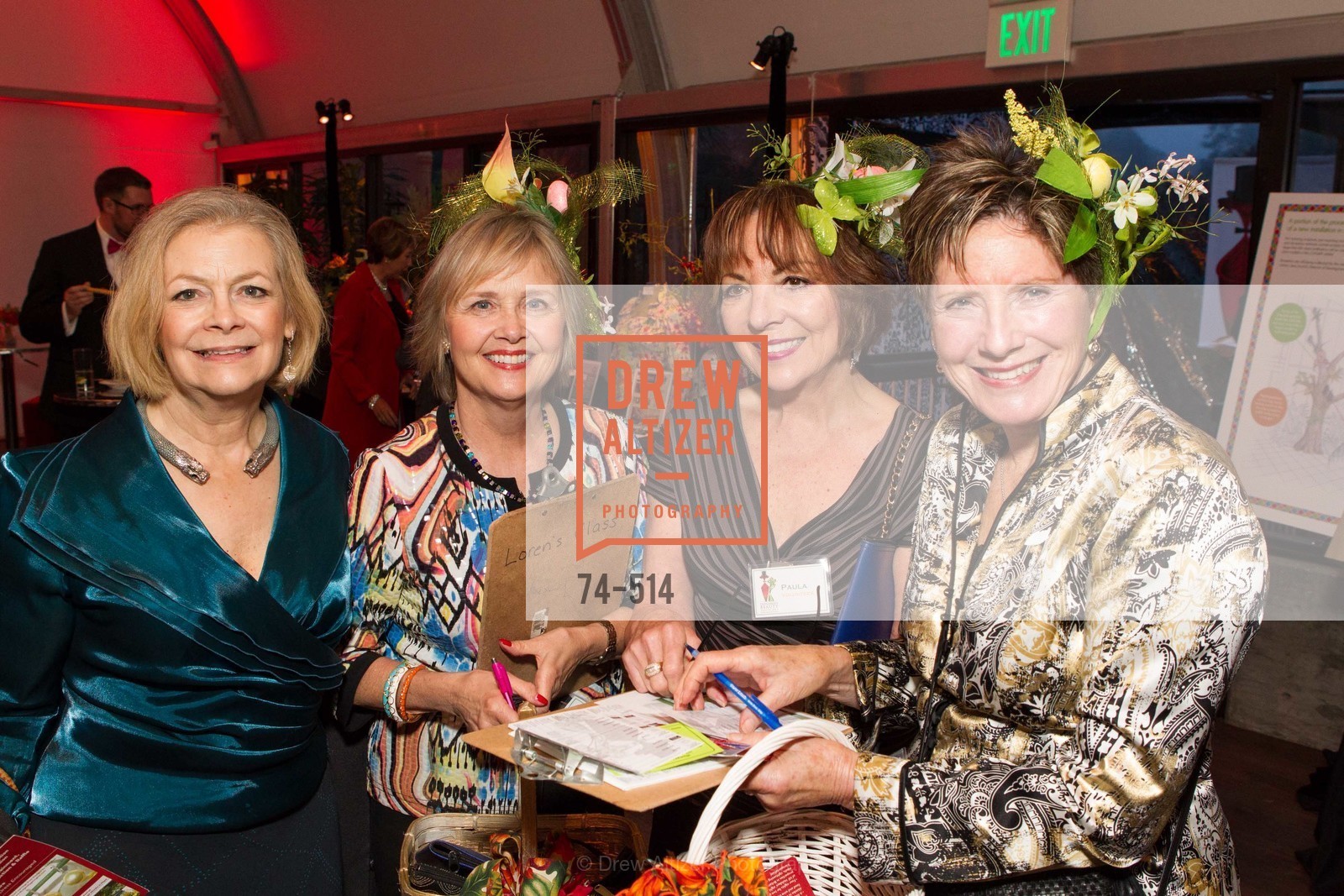 Laine Buckingham, Janet Bastien, Paula Gross, Julie Howell, SF Conservatory of Flowers - CHOMP They came from the swamp, US. US, April 10th, 2014,Drew Altizer, Drew Altizer Photography, full-service agency, private events, San Francisco photographer, photographer california
