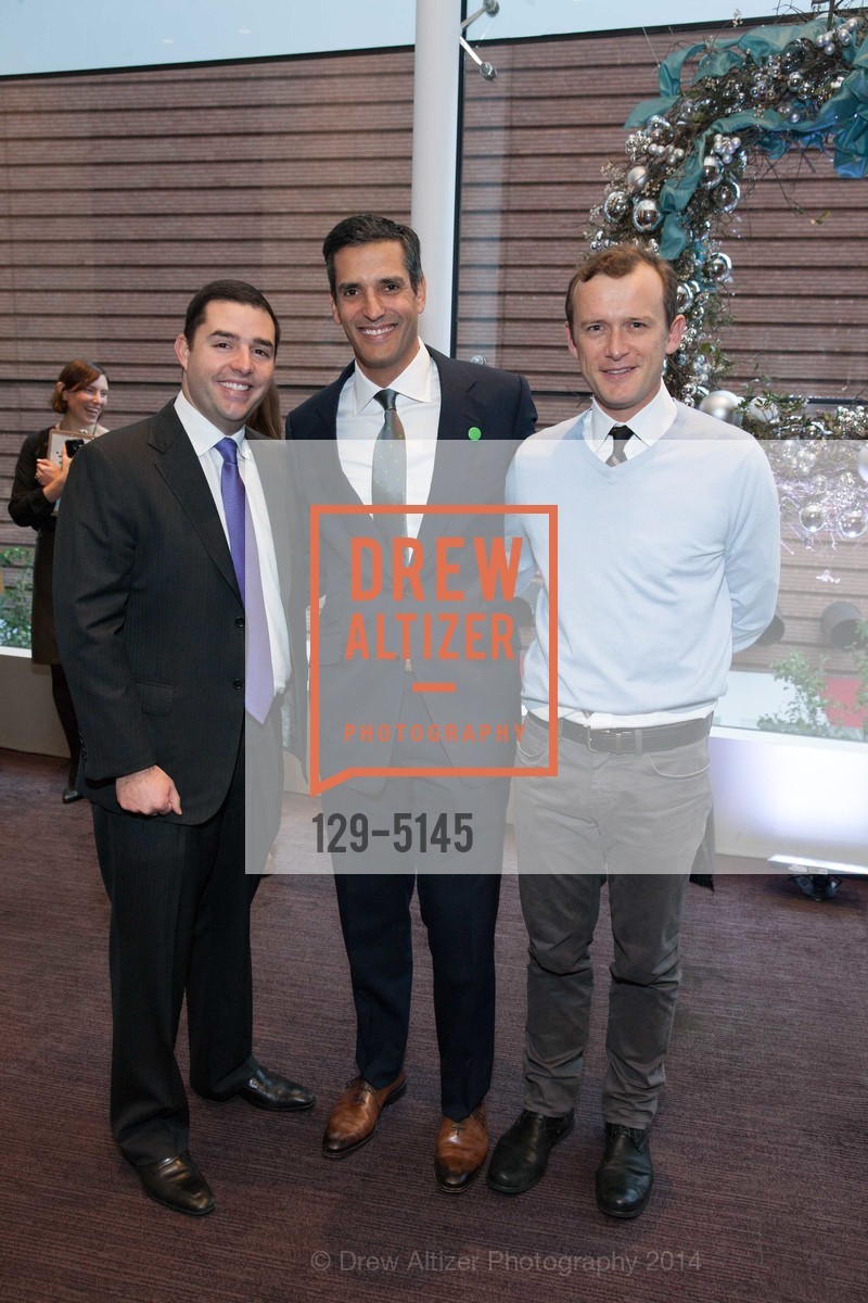 Jed York, Wyatt Gruber, Jacques Soenens, TIPPING POINT Awards Breakfast, US, December 6th, 2014, Photo #129-5145 Jed York, Wyatt Gruber, Jacques Soenens, Photo #129-5145