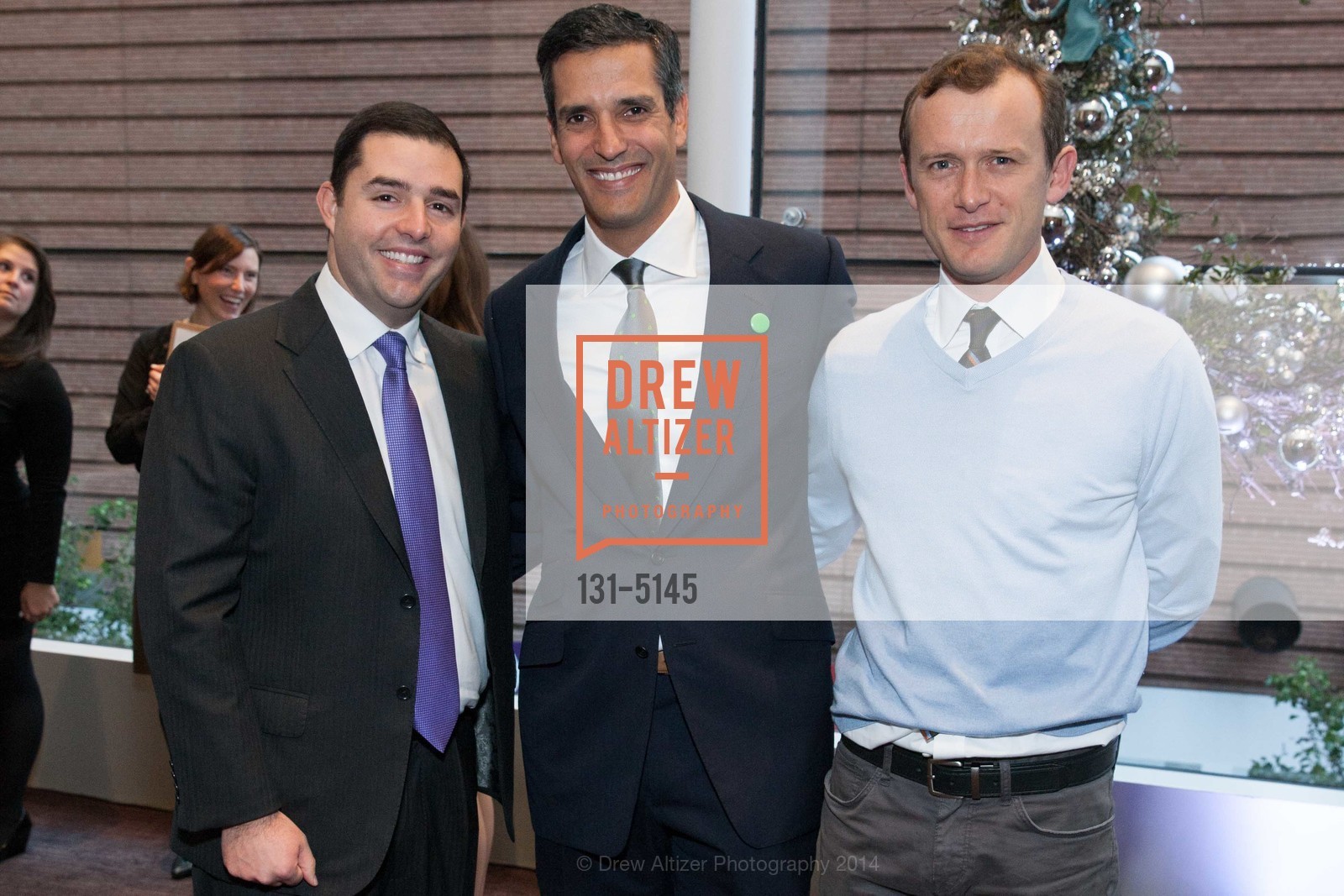 Jed York, Wyatt Gruber, Jacques Soenens, TIPPING POINT Awards Breakfast, US, December 6th, 2014, Photo #131-5145 Jed York, Wyatt Gruber, Jacques Soenens, Photo #131-5145