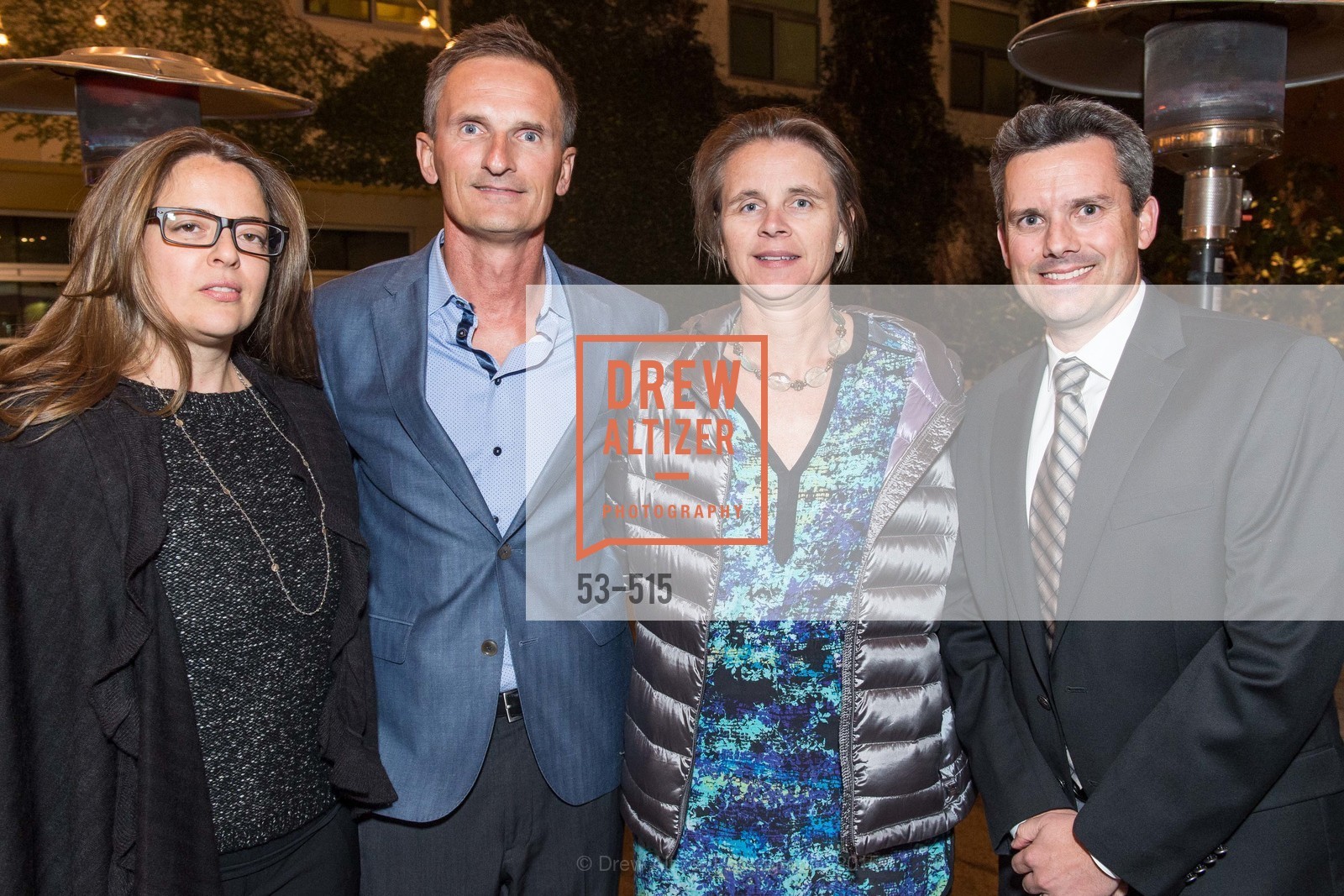 Shira Roman, Olivier Lauzeral, Trudy Van Hove, Luis Severiano, Human Rights Watch Voices for Justice, Palo Alto JCC. Palo Alto JCC, November 10th, 2015, Photo #53-515 Shira Roman, Olivier Lauzeral, Trudy Van Hove, Luis Severiano, Photo #53-515