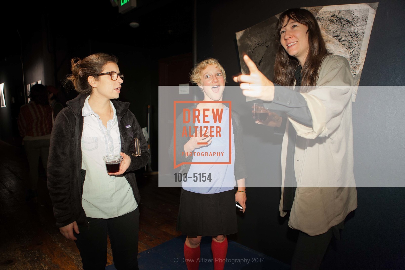 Rachelle Bussieres, Z SPACE GALLERY Opening, US, November 7th, 2014, Photo #103-5154 Rachelle Bussieres, Photo #103-5154