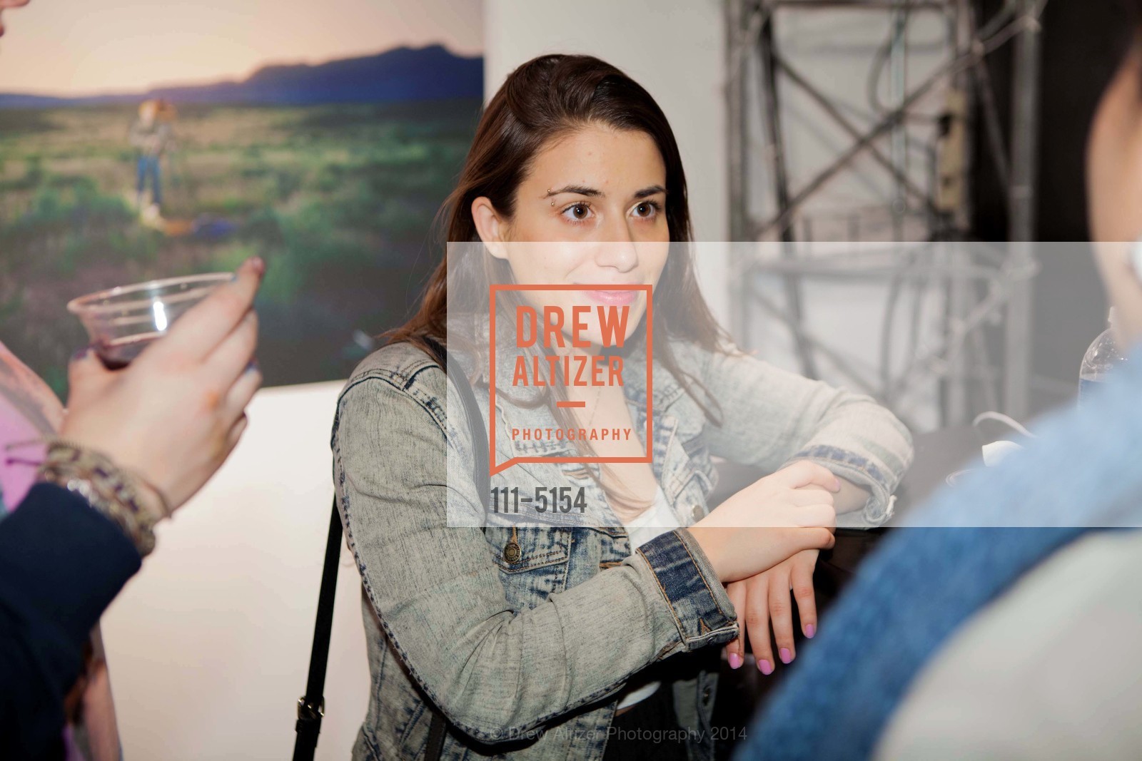Diana Guerci, Z SPACE GALLERY Opening, US, November 7th, 2014, Photo #111-5154 Diana Guerci, Photo #111-5154